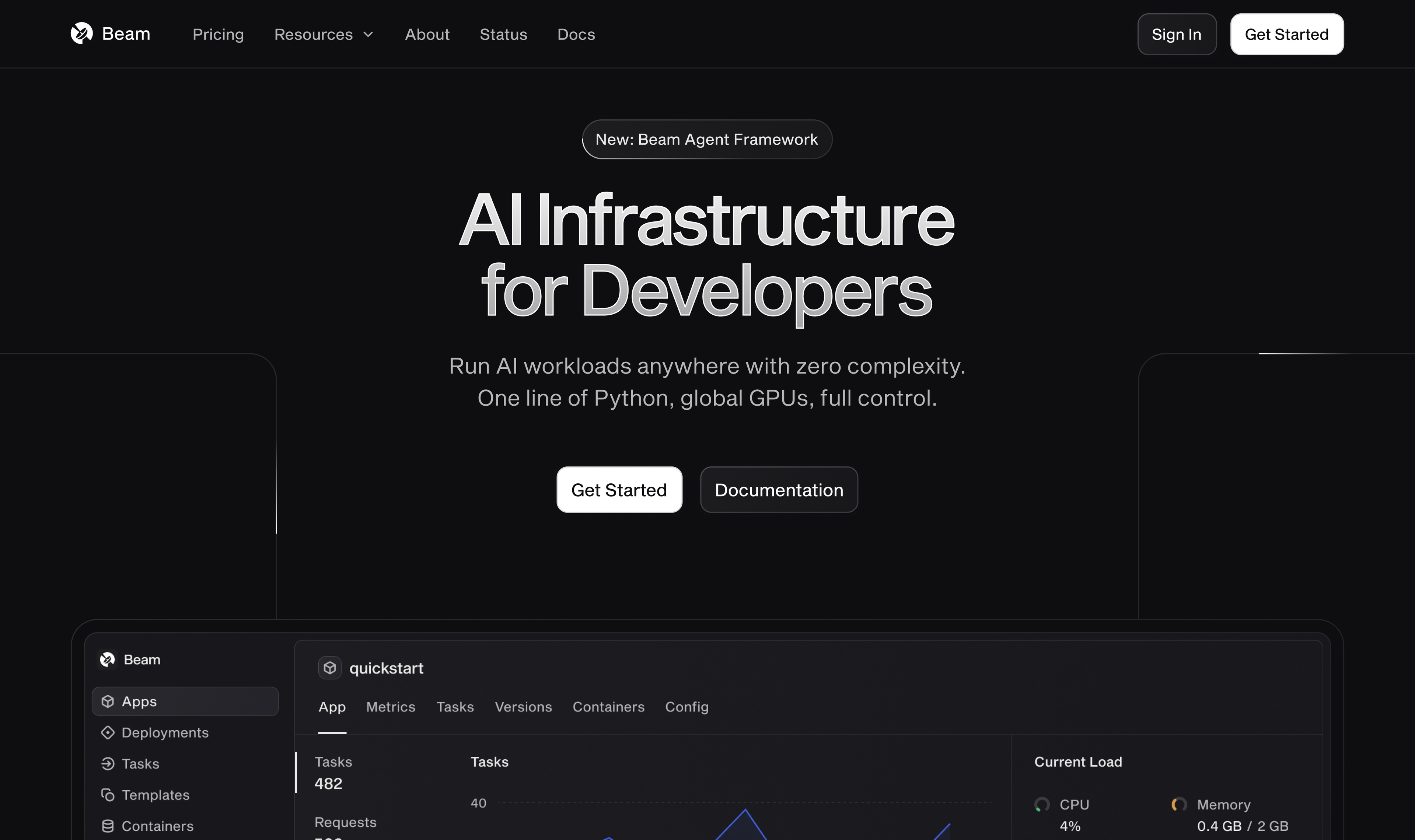 Beam Website