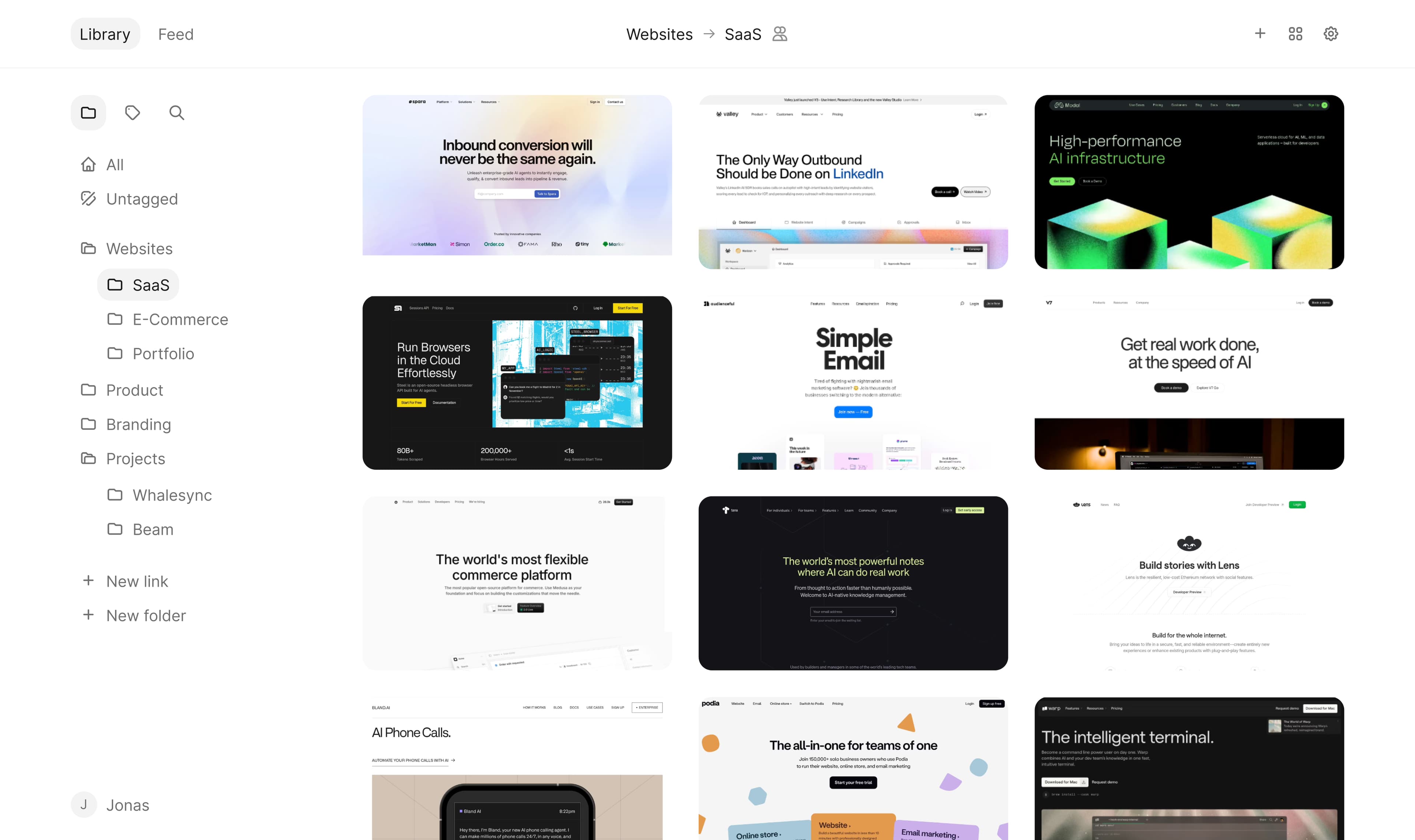 Screenshot of collectivo